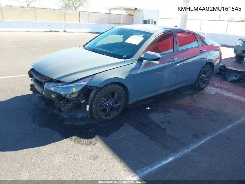 KMHLM4AG2MU161545 2021 Hyundai Elantra Sel