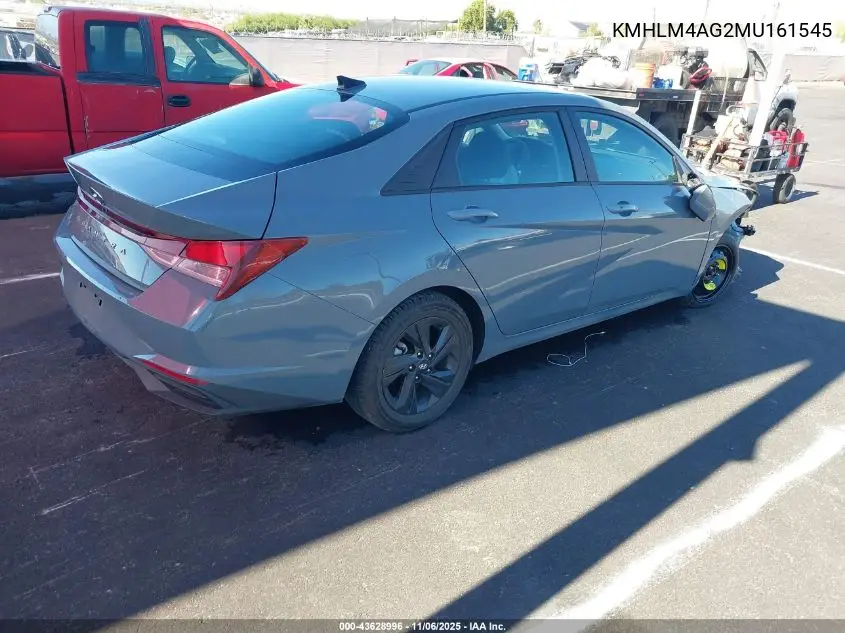 KMHLM4AG2MU161545 2021 Hyundai Elantra Sel