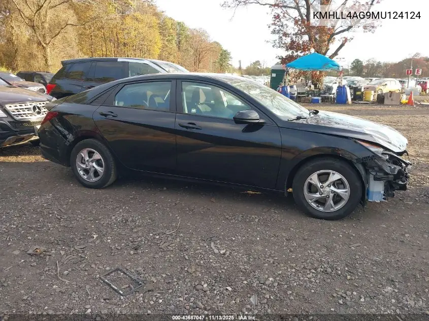 KMHLL4AG9MU124124 2021 Hyundai Elantra Se