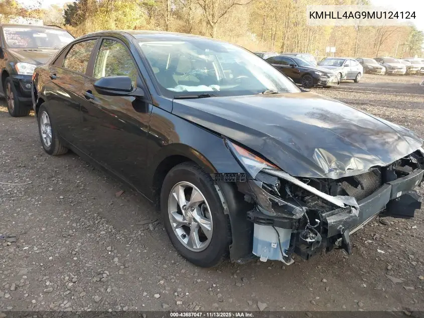 KMHLL4AG9MU124124 2021 Hyundai Elantra Se