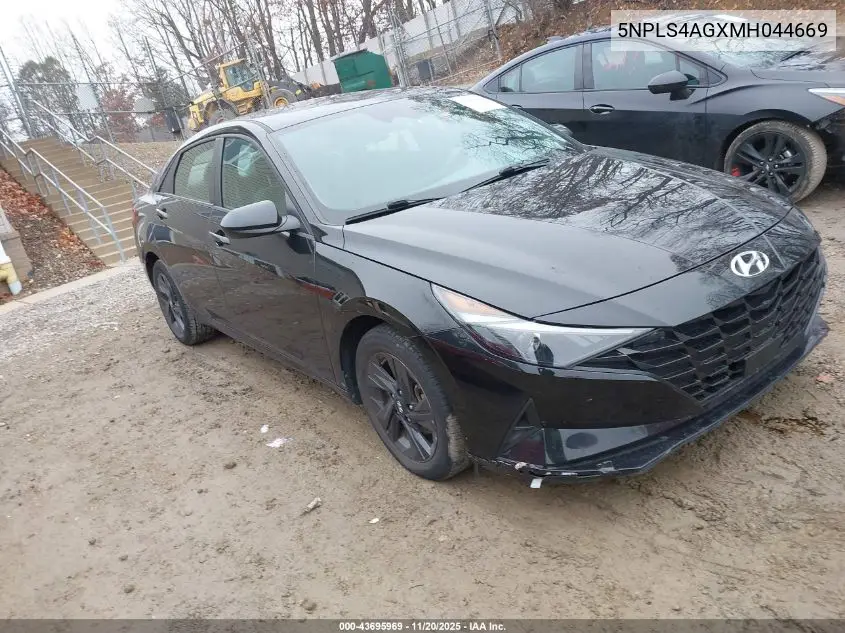5NPLS4AGXMH044669 2021 Hyundai Elantra Sel