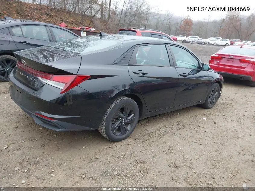 5NPLS4AGXMH044669 2021 Hyundai Elantra Sel