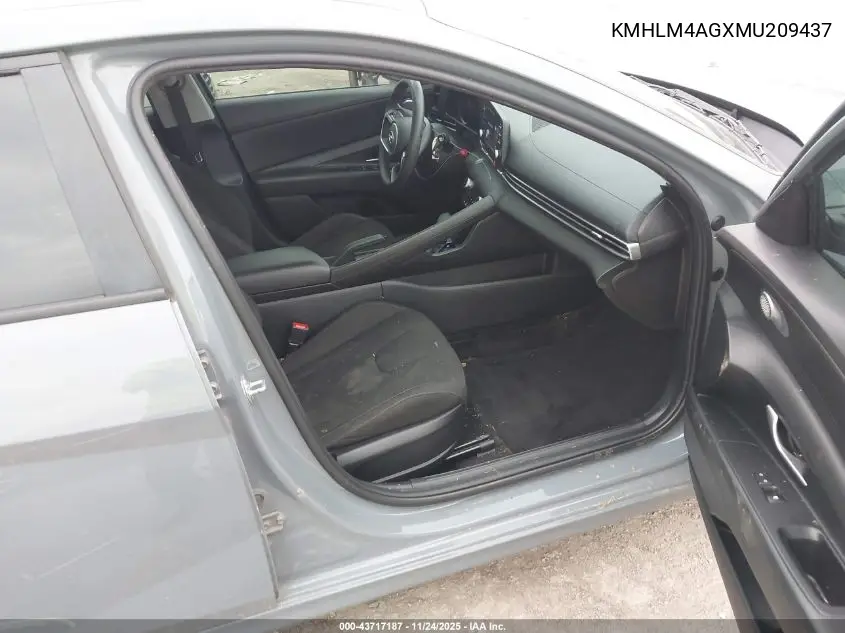 KMHLM4AGXMU209437 2021 Hyundai Elantra Sel