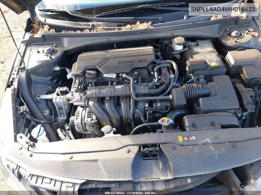 5NPLL4AG4MH016623 2021 Hyundai Elantra Se