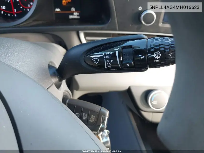 5NPLL4AG4MH016623 2021 Hyundai Elantra Se