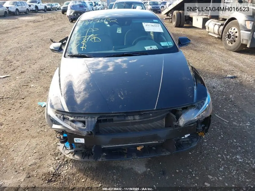 5NPLL4AG4MH016623 2021 Hyundai Elantra Se
