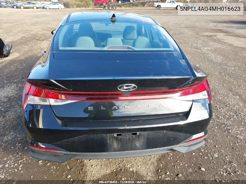 5NPLL4AG4MH016623 2021 Hyundai Elantra Se