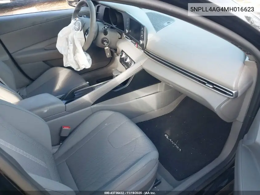 5NPLL4AG4MH016623 2021 Hyundai Elantra Se