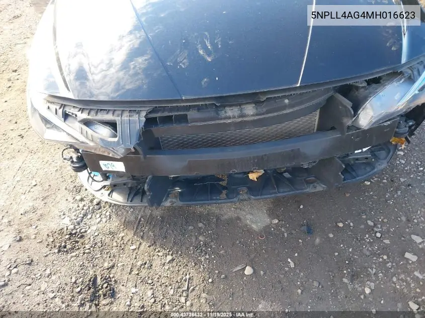 5NPLL4AG4MH016623 2021 Hyundai Elantra Se