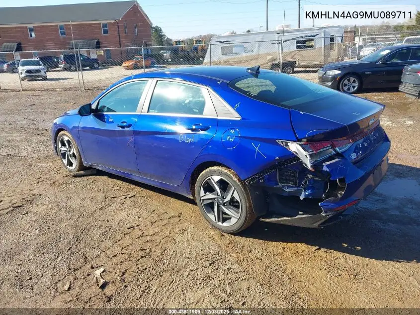 KMHLN4AG9MU089711 2021 Hyundai Elantra Sel