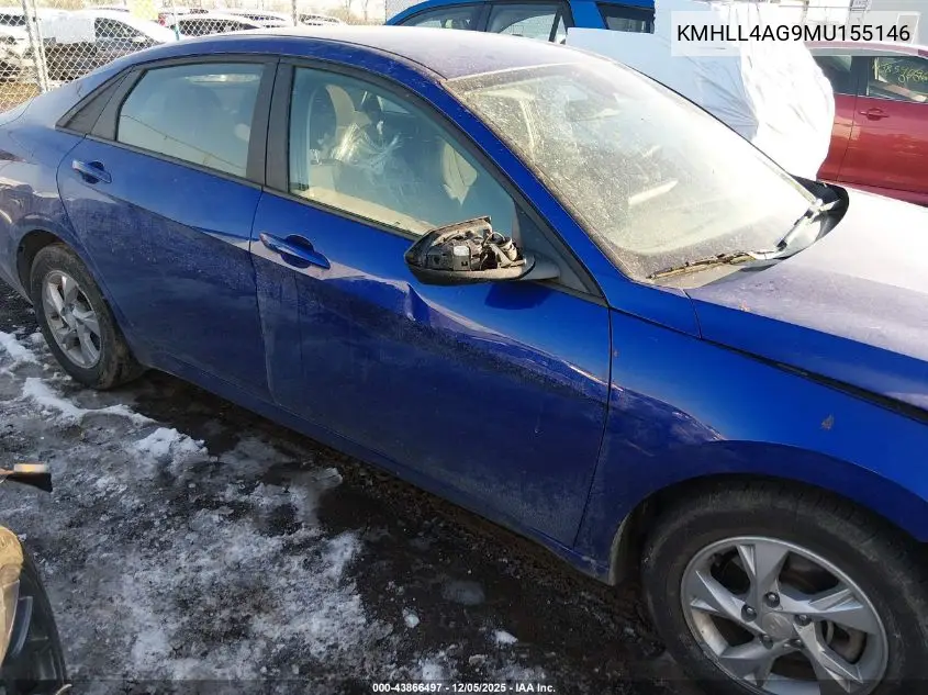 KMHLL4AG9MU155146 2021 Hyundai Elantra Se