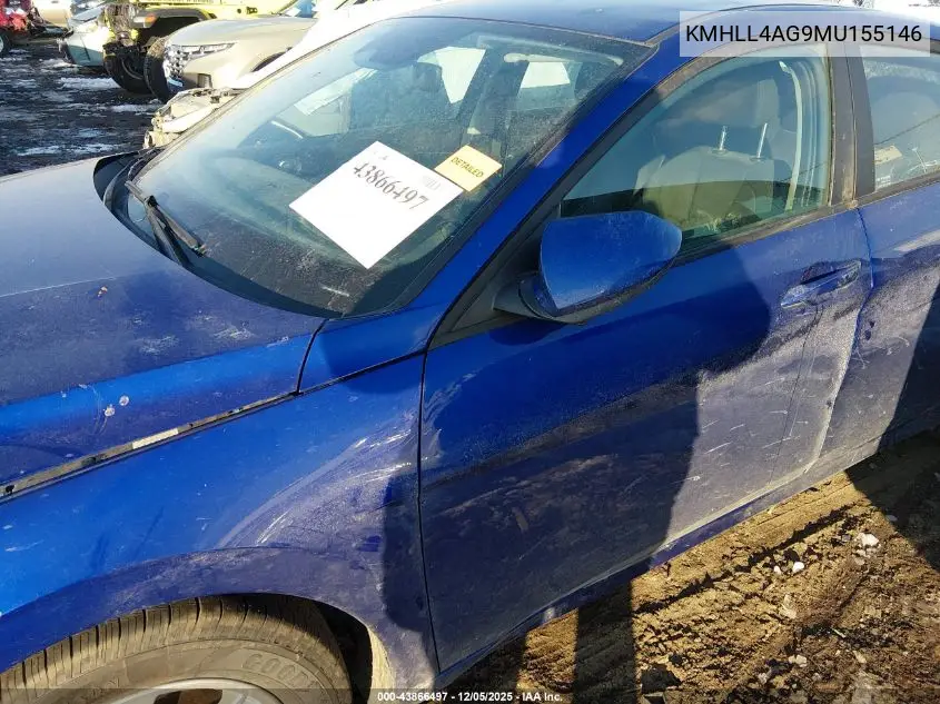 KMHLL4AG9MU155146 2021 Hyundai Elantra Se