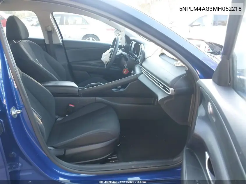 5NPLM4AG3MH052218 2021 Hyundai Elantra Sel