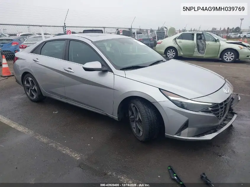 5NPLP4AG9MH039769 2021 Hyundai Elantra Limited