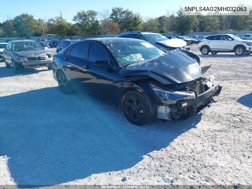 5NPLS4AG2MH032063 2021 Hyundai Elantra Sel