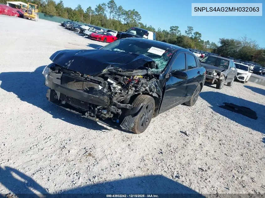 5NPLS4AG2MH032063 2021 Hyundai Elantra Sel