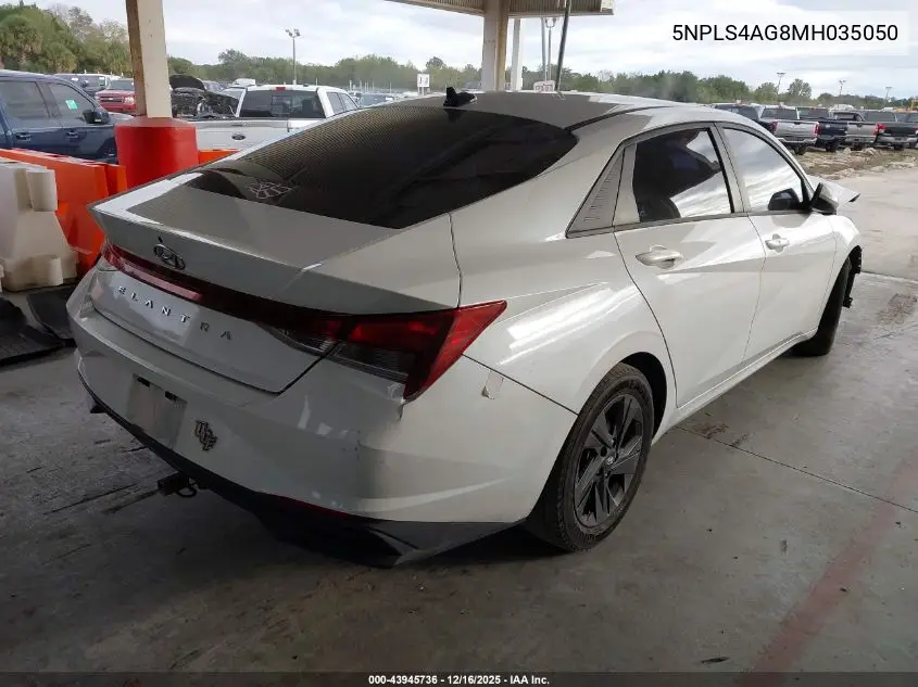 5NPLS4AG8MH035050 2021 Hyundai Elantra Sel