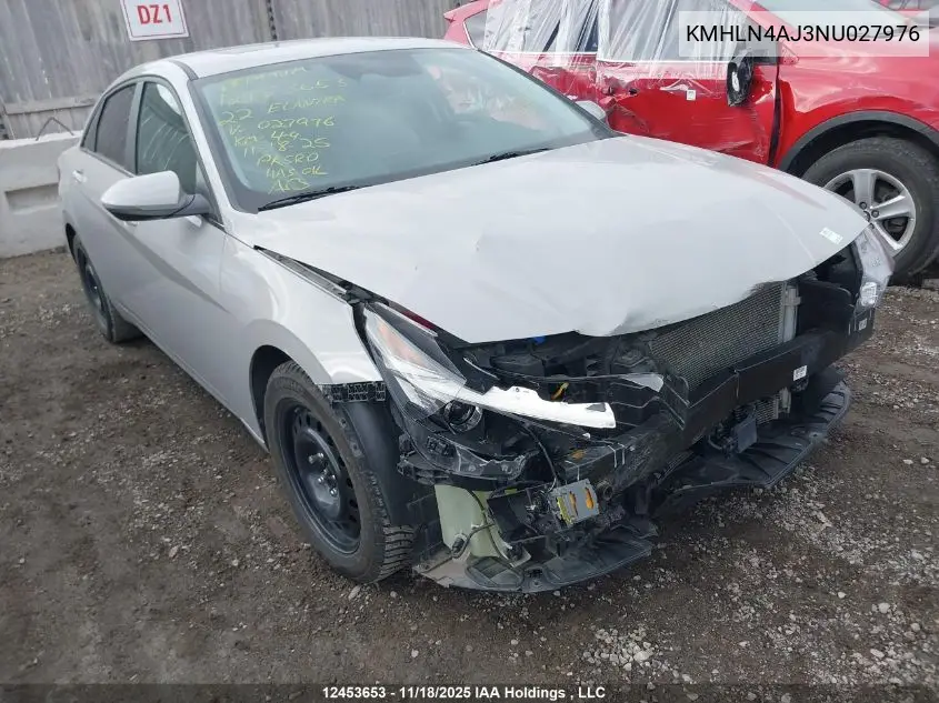 KMHLN4AJ3NU027976 2022 Hyundai Elantra Hybrid Ultimate With Two-Tone Interior