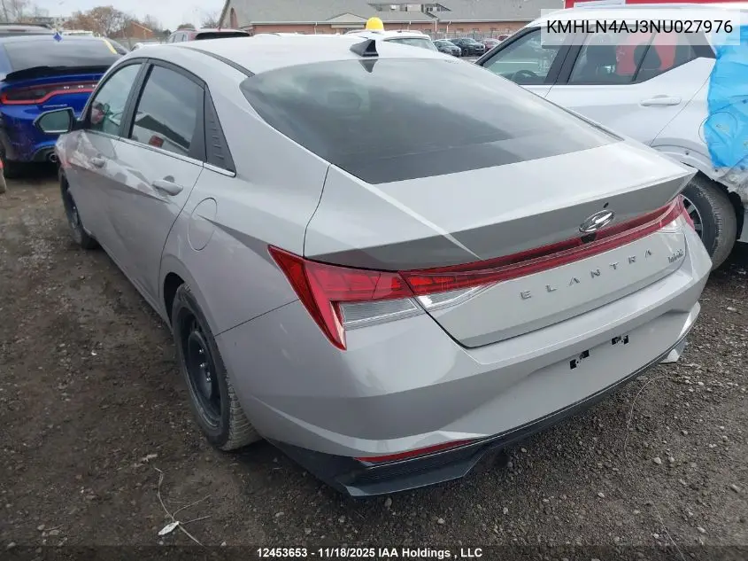KMHLN4AJ3NU027976 2022 Hyundai Elantra Hybrid Ultimate With Two-Tone Interior