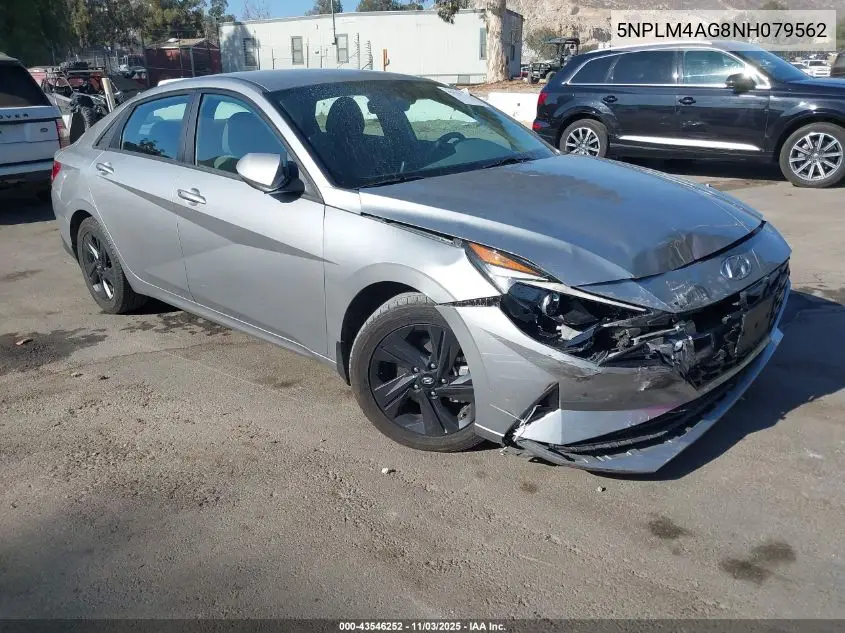 5NPLM4AG8NH079562 2022 Hyundai Elantra Sel