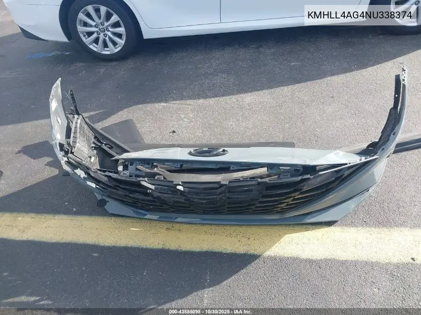 KMHLL4AG4NU338374 2022 Hyundai Elantra Se