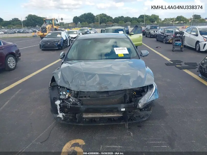 KMHLL4AG4NU338374 2022 Hyundai Elantra Se