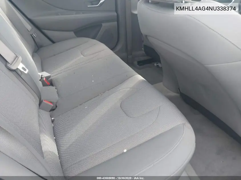 KMHLL4AG4NU338374 2022 Hyundai Elantra Se