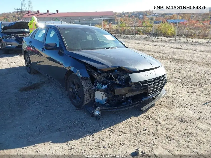 5NPLM4AG1NH084876 2022 Hyundai Elantra Sel