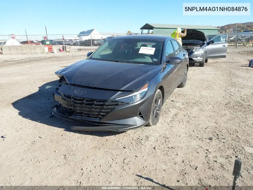 5NPLM4AG1NH084876 2022 Hyundai Elantra Sel