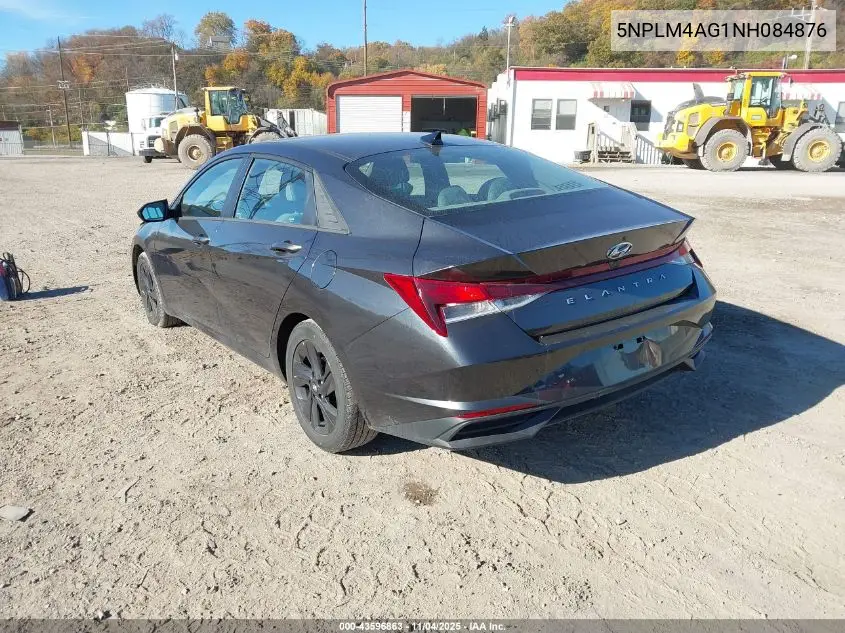 5NPLM4AG1NH084876 2022 Hyundai Elantra Sel