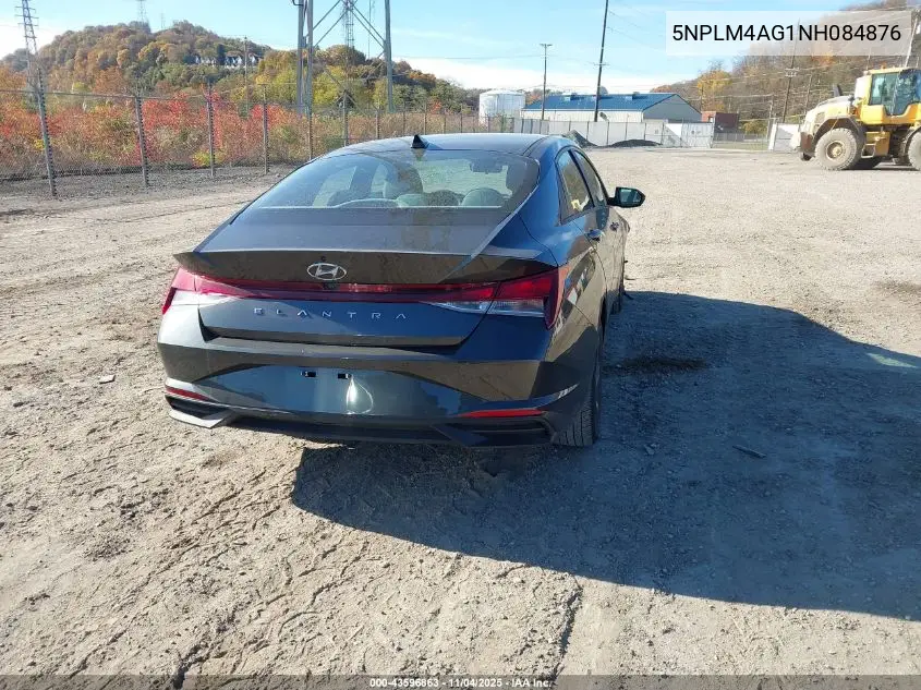 5NPLM4AG1NH084876 2022 Hyundai Elantra Sel