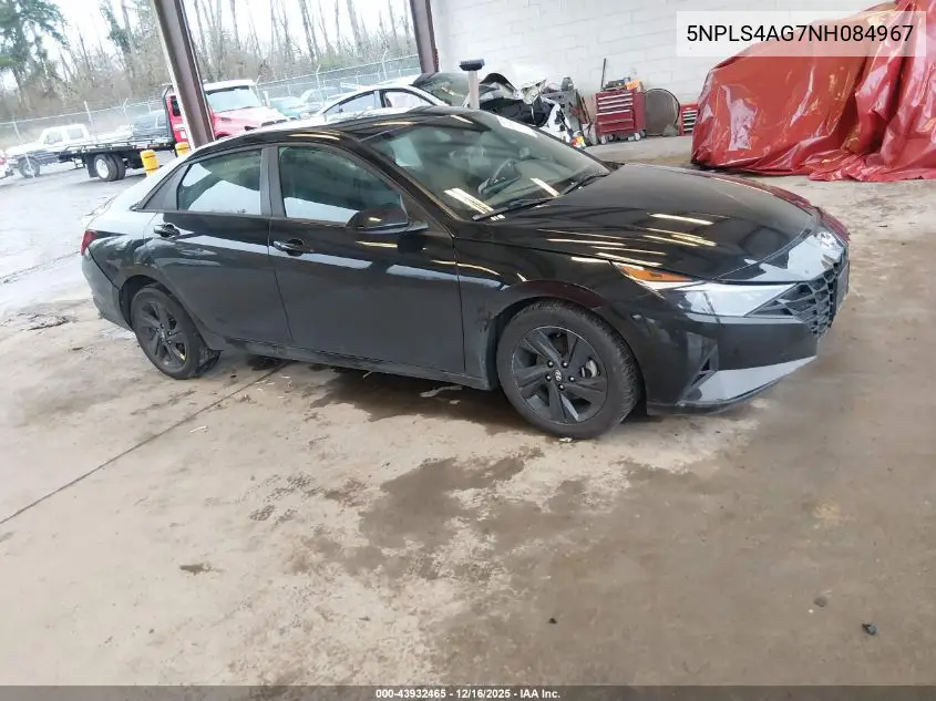 5NPLS4AG7NH084967 2022 Hyundai Elantra Sel