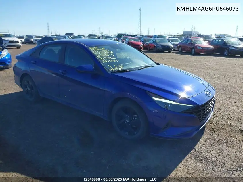 KMHLM4AG6PU545073 2023 Hyundai Elantra Preferred Ivt