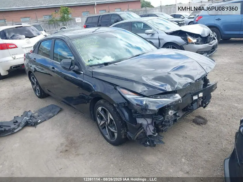 KMHLN4AJ6PU089360 2023 Hyundai Elantra Hybrid Luxury