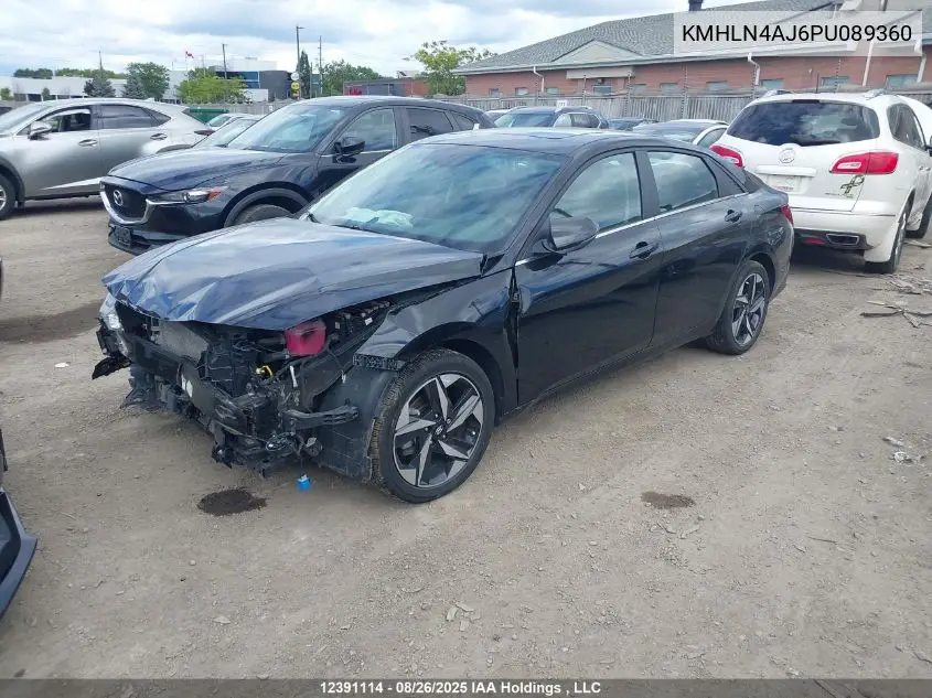 KMHLN4AJ6PU089360 2023 Hyundai Elantra Hybrid Luxury