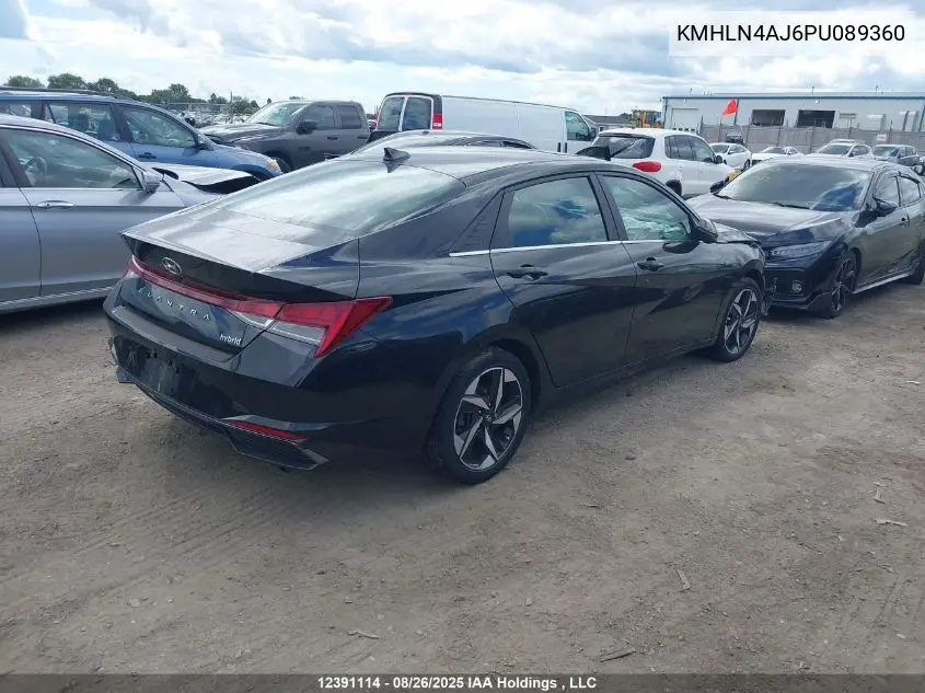 KMHLN4AJ6PU089360 2023 Hyundai Elantra Hybrid Luxury