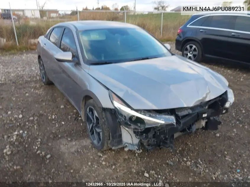 KMHLN4AJ6PU089231 2023 Hyundai Elantra Hybrid Luxury