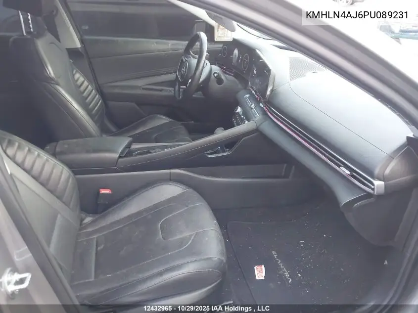 KMHLN4AJ6PU089231 2023 Hyundai Elantra Hybrid Luxury