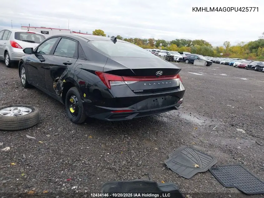 KMHLM4AG0PU425771 2023 Hyundai Elantra