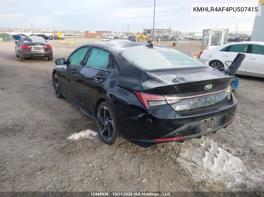 KMHLR4AF4PU507415 2023 Hyundai Elantra N Line