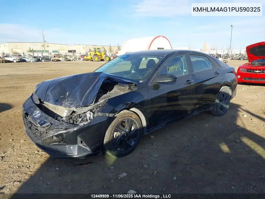 KMHLM4AG1PU590325 2023 Hyundai Elantra Preferred Ivt