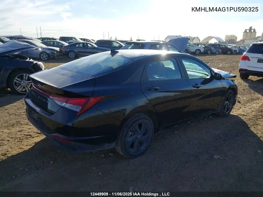 KMHLM4AG1PU590325 2023 Hyundai Elantra Preferred Ivt