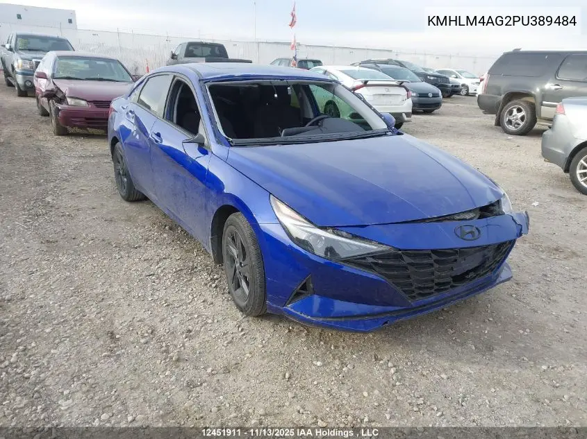 KMHLM4AG2PU389484 2023 Hyundai Elantra