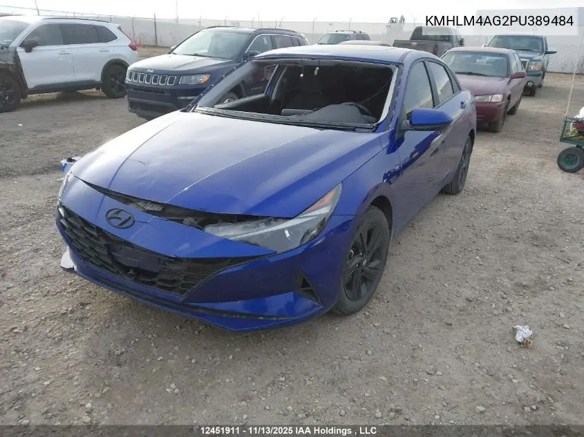 KMHLM4AG2PU389484 2023 Hyundai Elantra