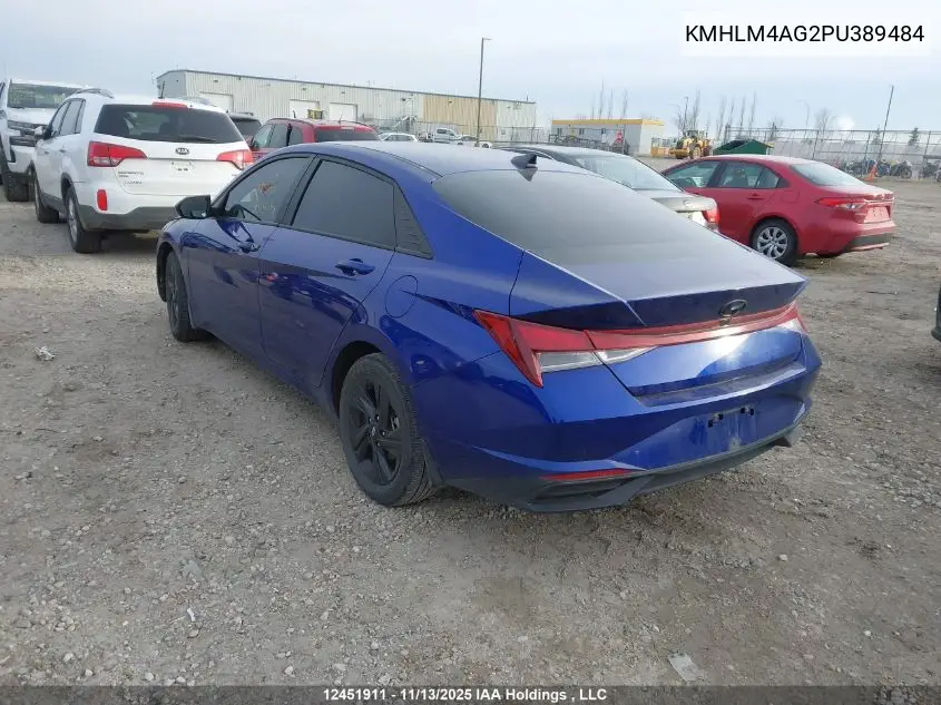 KMHLM4AG2PU389484 2023 Hyundai Elantra
