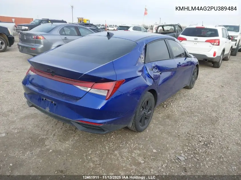 KMHLM4AG2PU389484 2023 Hyundai Elantra