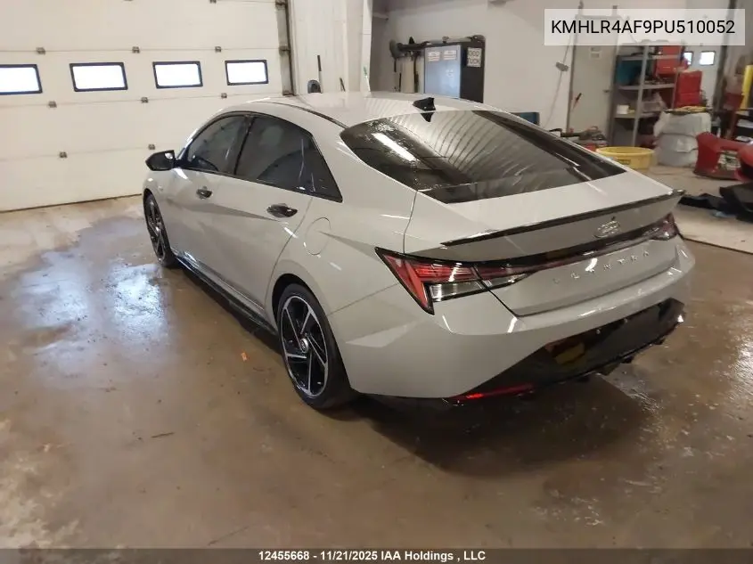 KMHLR4AF9PU510052 2023 Hyundai Elantra N Line Ultimate