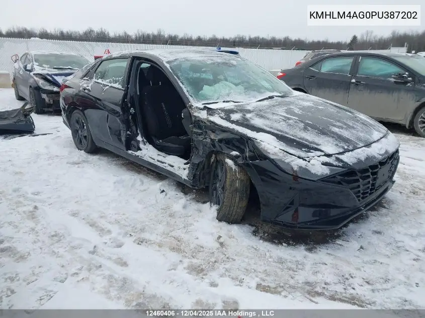 KMHLM4AG0PU387202 2023 Hyundai Elantra