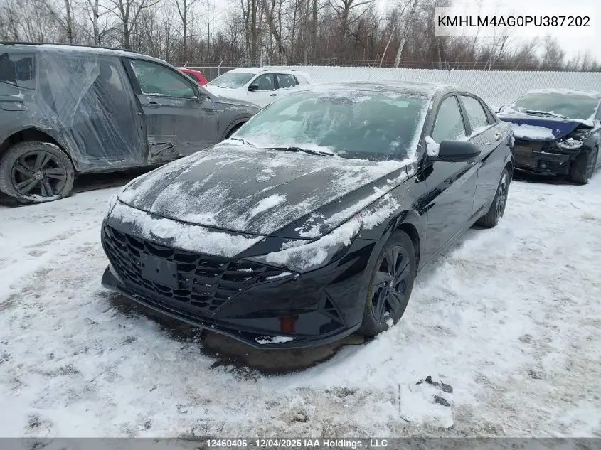 KMHLM4AG0PU387202 2023 Hyundai Elantra