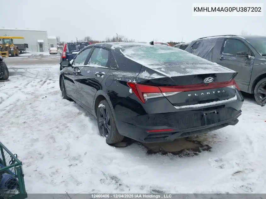 KMHLM4AG0PU387202 2023 Hyundai Elantra
